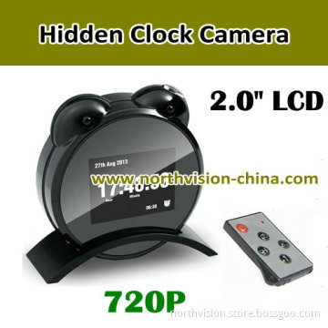 720p Clock Camera with 940nm LED Nightvision